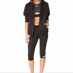 ADIDAS BY STELLA MCCARTNEY Black 3/4 Performance Tight/Leggings